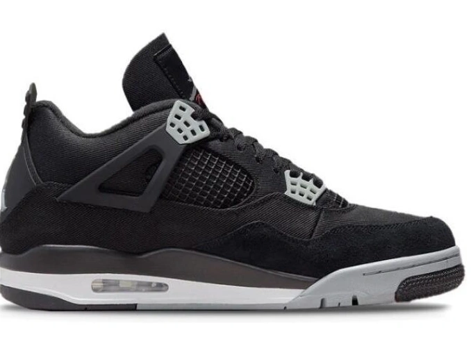 CANVAS DH7138-006 Retro 4 Jordan Black SE 1002